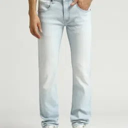 Pepe Jeans Light Indigo Blue Cotton Slim Fit Jeans-picture-20