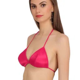 AROUSY Golden & Pink Cotton Backless Bras - Pack Of 3 image 3