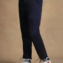 One Friday Kids Blue Regular Fit Trousers image 3