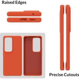 Sprig Back Cover for VIVO V30 PRO (Orange) image 3