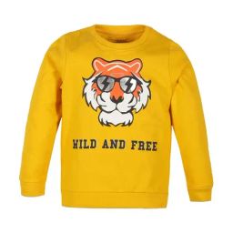 Plum Tree Kids Yellow & Orange Cotton Printed Full Sleeves Sweatshirt-picture-45