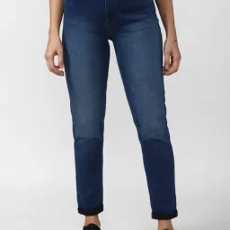 FOREVER 21 WOMEN MID WAIST SLIM FIT ANKLE LENGTH JEANS-picture-28