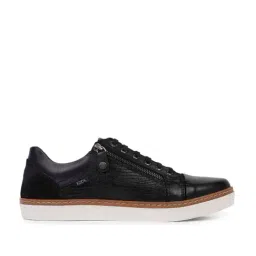 EZOK Men's Black Casual Sneakers-image-13