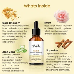 globus naturals Globus Remedies Gold Radiance Brightening Face Serum - Pack of 3 image 3