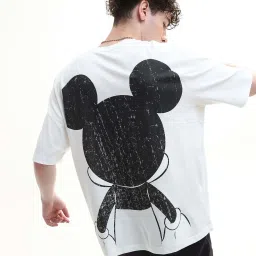 Only White Cotton Regular Fit Printed T-Shirt image 3