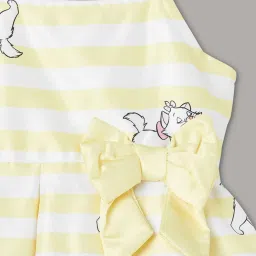 Juniors by Lifestyle Girls Yellow All Over Print Dress image 3