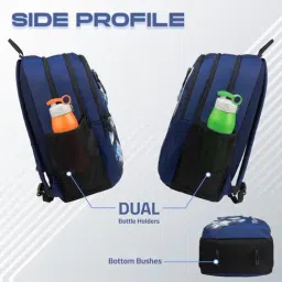 F Gear Navy Blue Floyd Printed Medium Backpack image 5