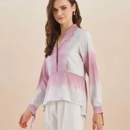 Latin Quarters Pink Regular Fit Printed Top image 3