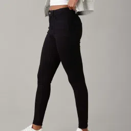 American Eagle Outfitters Black Mid Rise Jeans image 3