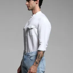 Jack & Jones White Regular Fit Shirts image 3