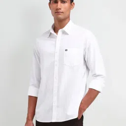 Arrow Sport White Cotton Slim Fit Shirt image 3