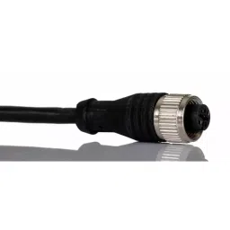 RS PRO Actuator Cable Straight Female M12 to Straight Male M12 Sensor 2 m, 2500674 image 3