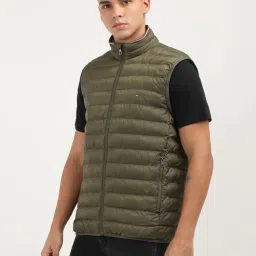 Tommy Hilfiger Green Regular Fit Quilted Jacket image 3