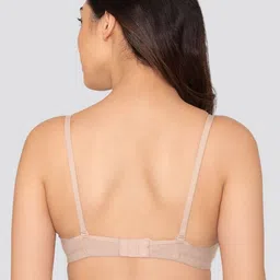 K LINGERIE Roxy Pack of 2 Solid Full Coverage Multiway Straps Demi Cup Balconette Bra image 4