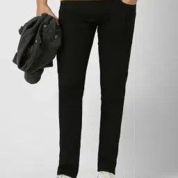 Peter England Black Slim Fit Jeans-image-28