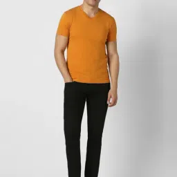 Peter England Black Slim Fit Jeans image 5