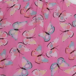 Creative Kid'S Girls Pink Regular Fit Printed Dress image 4