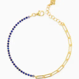 GIVA 925 Sterling Silver Golden Bracelet for Women-image-84