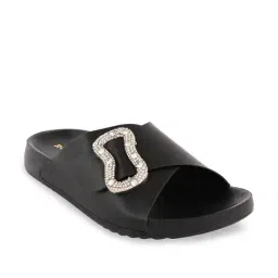 Rocia by Regal Women's Black Casual Sandals image 2