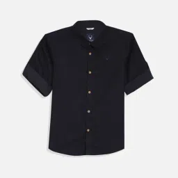 Allen Solly Kids Black Slim Fit Shirt-picture-14
