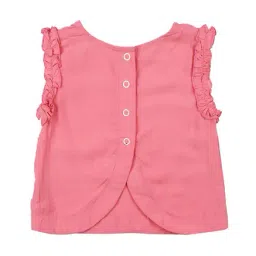 Gini & Jony Kids Pink Solid Top-picture-16