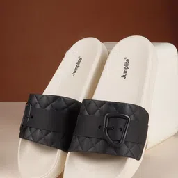 JUMPLITE Women Casual Buckle Open Toe Flats-image-80