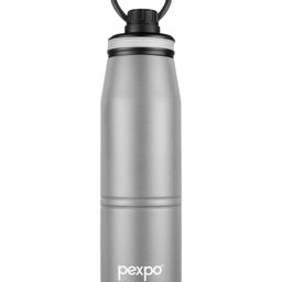 Pexpo Altros Stainless Steel Hot & Cold Vacuum Insulated Flask, 740ml, Grey | Leak Proof | Easy to Carry Loop Handle | Sports Water Bottle | Trekking | Gym | Office | Home | Kitchen-picture-35