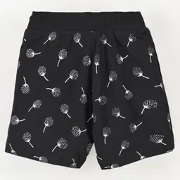 Grab It Mid Thigh Shorts Multi Print - Black image 2
