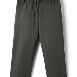 Noddy Kintted Cotton Solid Pant - Medium Green image 2