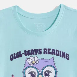 THE CHILDREN'S PLACE Girls Printed Pure Cotton T-Shirt image 4