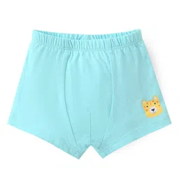 Babyhug 100% Cotton Knit Antibacterial Trunks Tiger Print Pack of 3 - Multicolour image 4