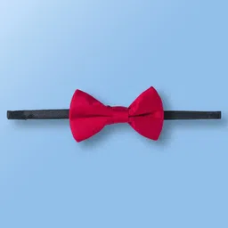 Mark & Mia Woven Full Sleeves Party Shirt With Bow & Suspender with Polka Dots - White image 5