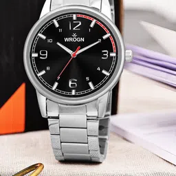 WROGN Men Dial & Bracelet Style Straps Analogue Watch HOBWRG0473A-image-33