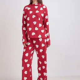Masha Women Printed Night suit-picture-31