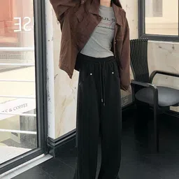 KPOP Women Easy Wash Trousers image 3