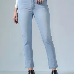 DressBerry Women Skinny Fit High-Rise Cotton Jeans-image-91