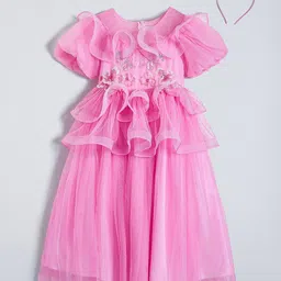 Hopscotch Embellished Print Fit & Flare Maxi Dress-picture-54