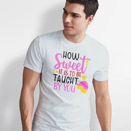 Seekbuylove Typography Printed Bio Finish Pure Cotton T-shirt-picture-18