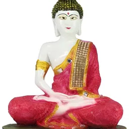 Aura Pink Buddha Idol Showpiece-image-46