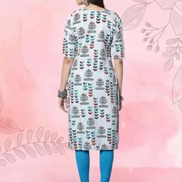 Ethnic basket Women Pack Of 2 Multicoloured Crepe Kurtas image 4