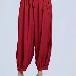 PalloStyle Women Flared Knitted Ethnic Palazzos-picture-12