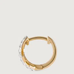 Mia by Tanishq Women 14KT Lippan Delight Gold & Diamond Nose Pin image 3