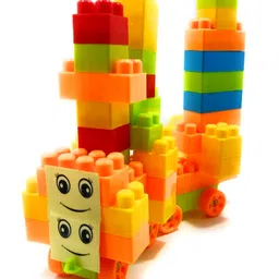 FunBlast Building Blocks Set Multicolor - 46 Pieces-image-78