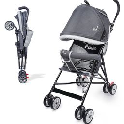 R for Rabbit Pixie Buggie Stroller with Adjustable Canopy - Grey-picture-5