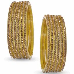 Shasmi Set Of 12 Stone-Studded Bangles image 2