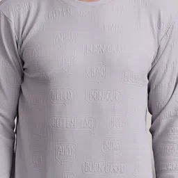 Jinfo Men Typography Printed T-shirt image 2