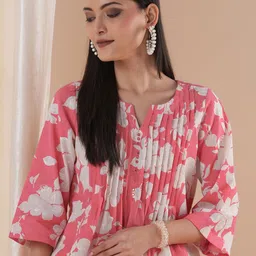 KAMI KUBI Floral Print Cotton Top image 5