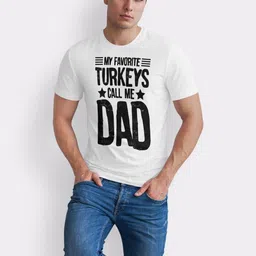 Seekbuylove Men Bio Finish Typography Printed Pure Cotton T-shirt image 2