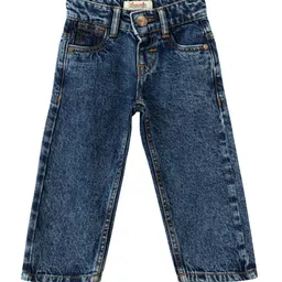 JusCubs Boys Cotton Straight Fit Mid-Rise Light Fade Jeans-picture-11