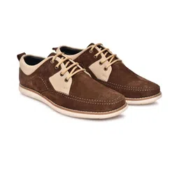 G L Trend Men Colourblocked Suede Boat Shoes-image-59